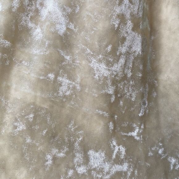 We Are HAH 1 Track Mind Crushed Velvet Jogger Pant in Almond Milk Slouchy Mesh - Picture 9 of 16